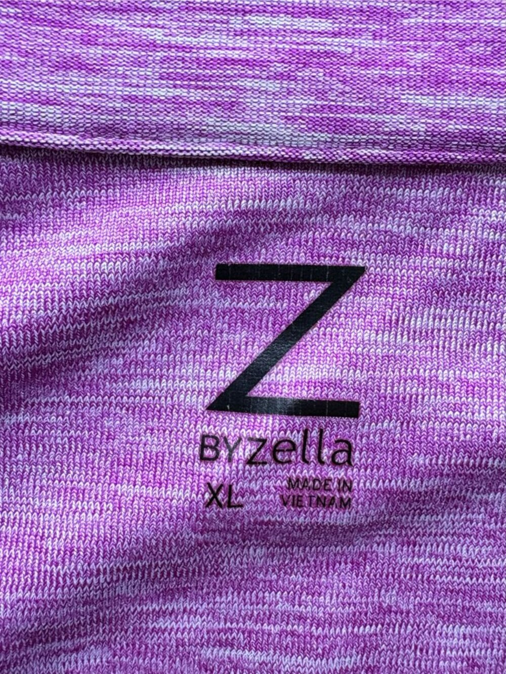 Z by zella Womens Pink/Purple Quarter-Zip Pullover XL Long Sleeve Lightweight St - Picture 4 of 5